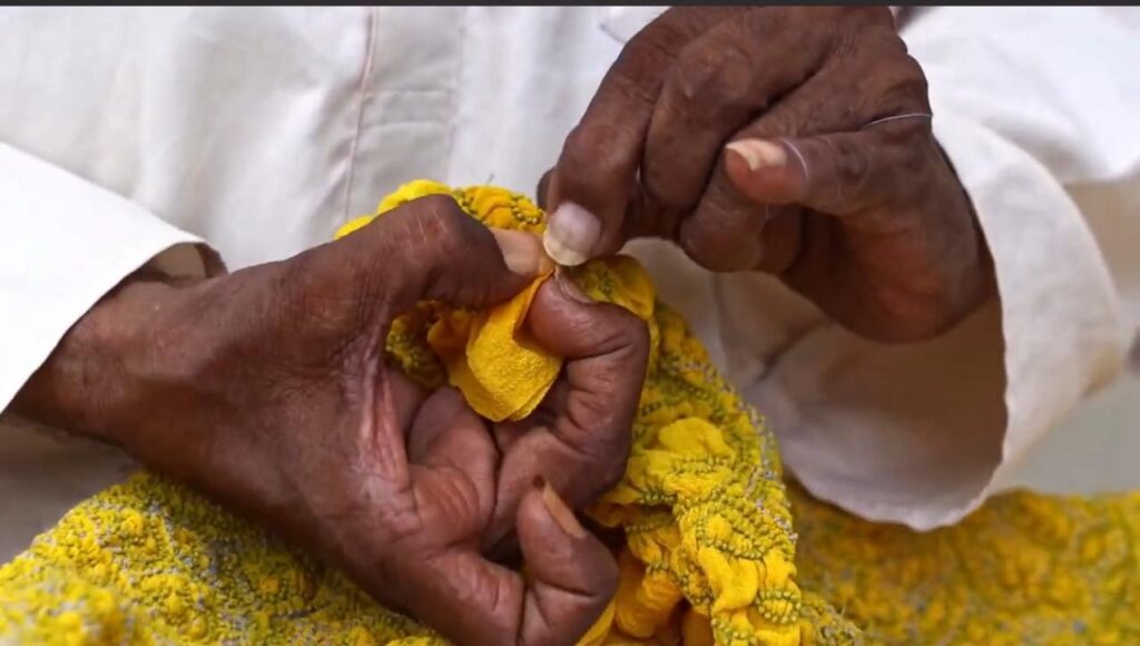 Retying after 1st dye